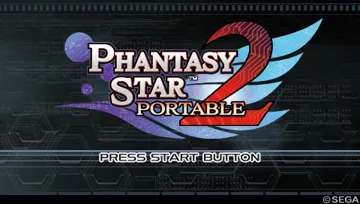 Phantasy Star Portable 2 (EU) screen shot title